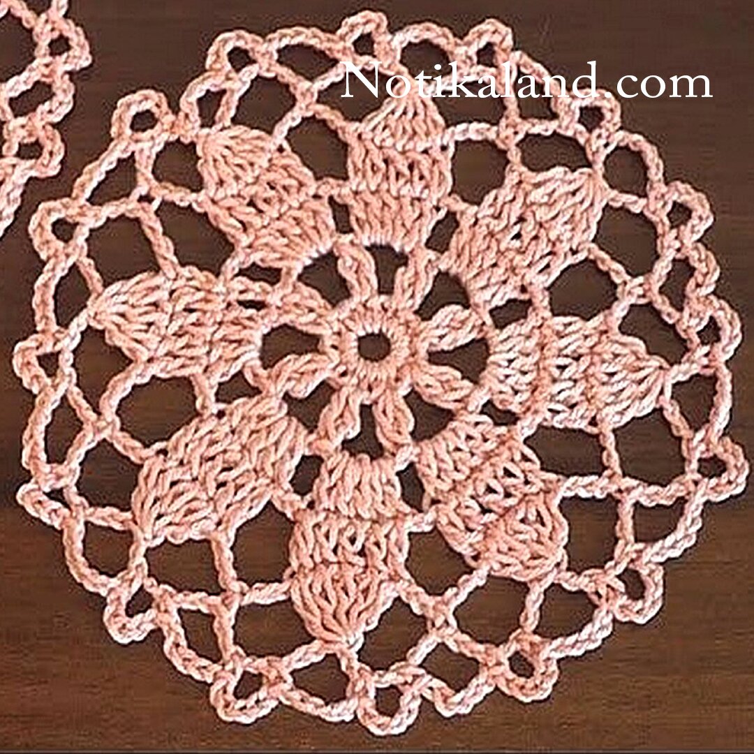 Сrochet doily Flower pattern