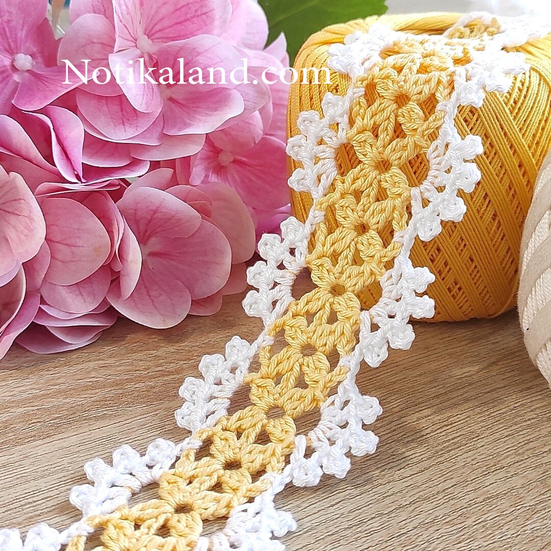 Crochet  Lace Ribbon Crochet Tape 