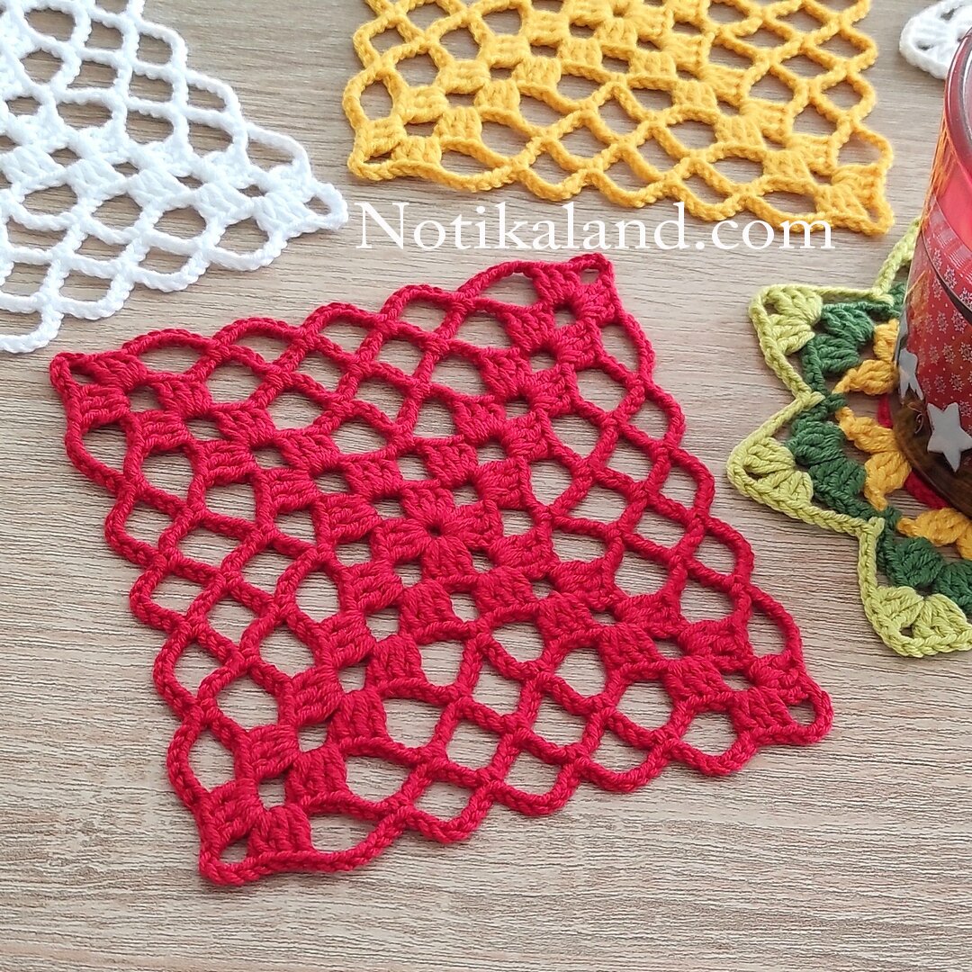 Crochet EASY Granny Square Lace Motif