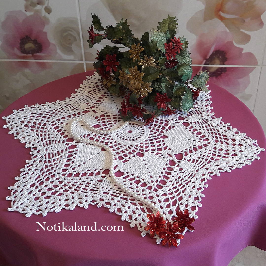 How to crochet lace doily