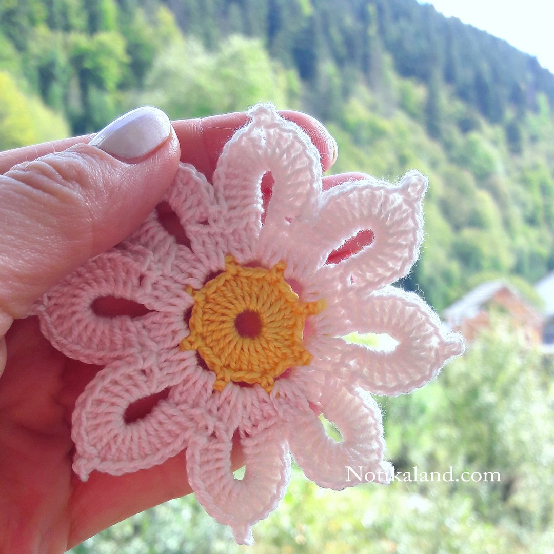 Crochet flower EASY pattern