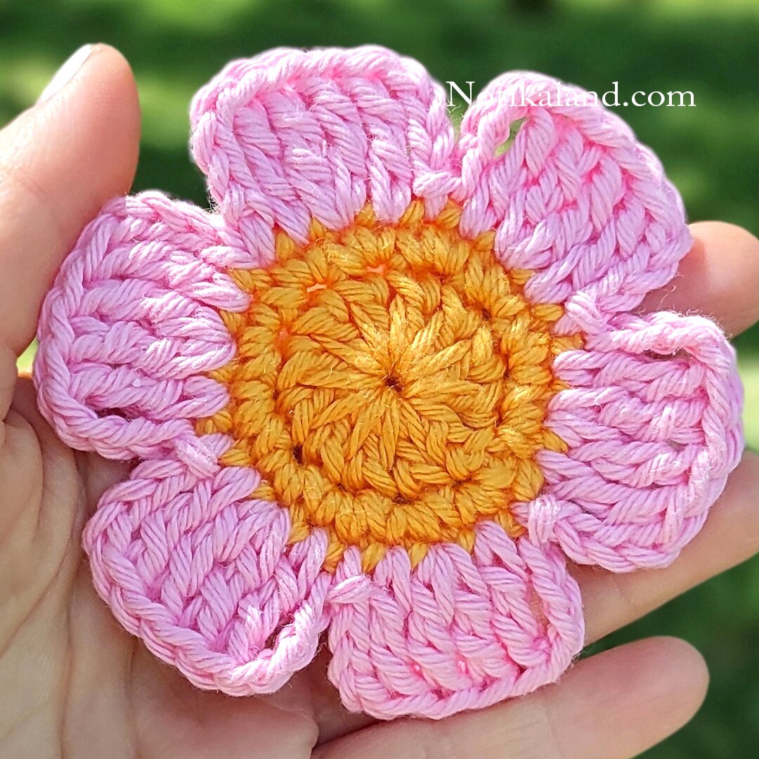 How to crochet flower EASY Tutorial