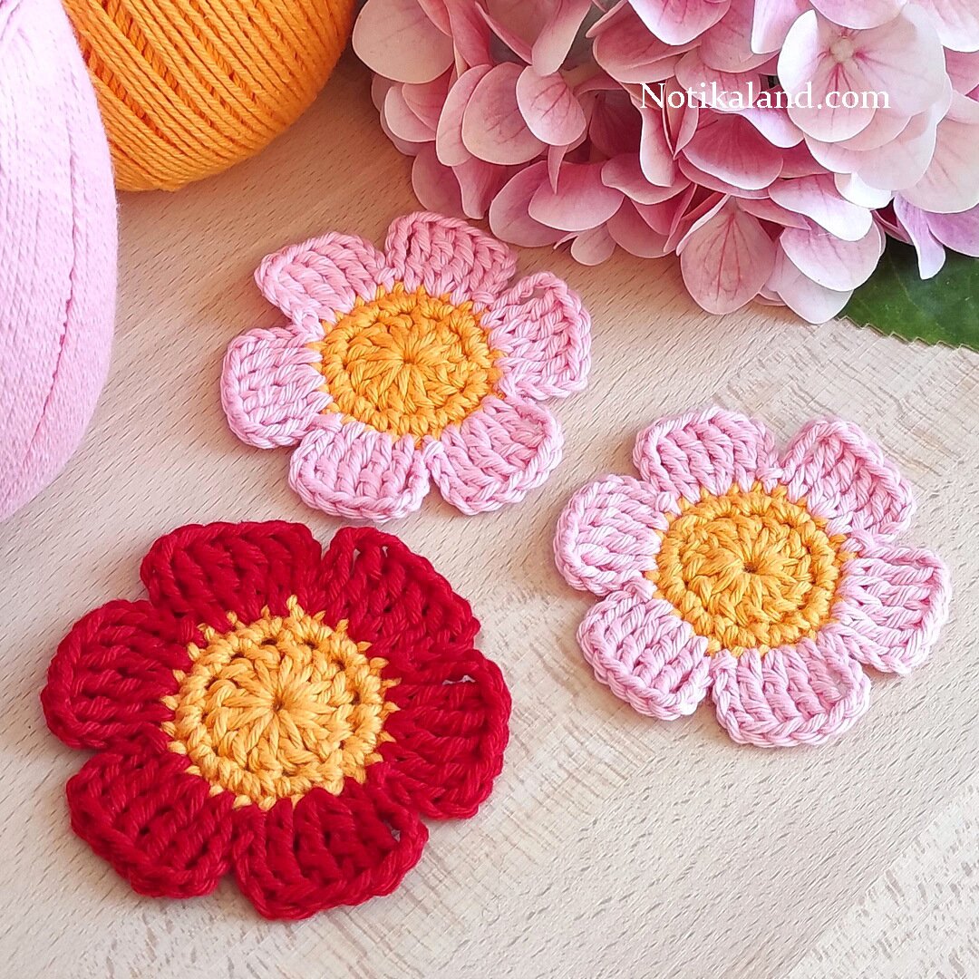 How to crochet flower EASY Tutorial 1