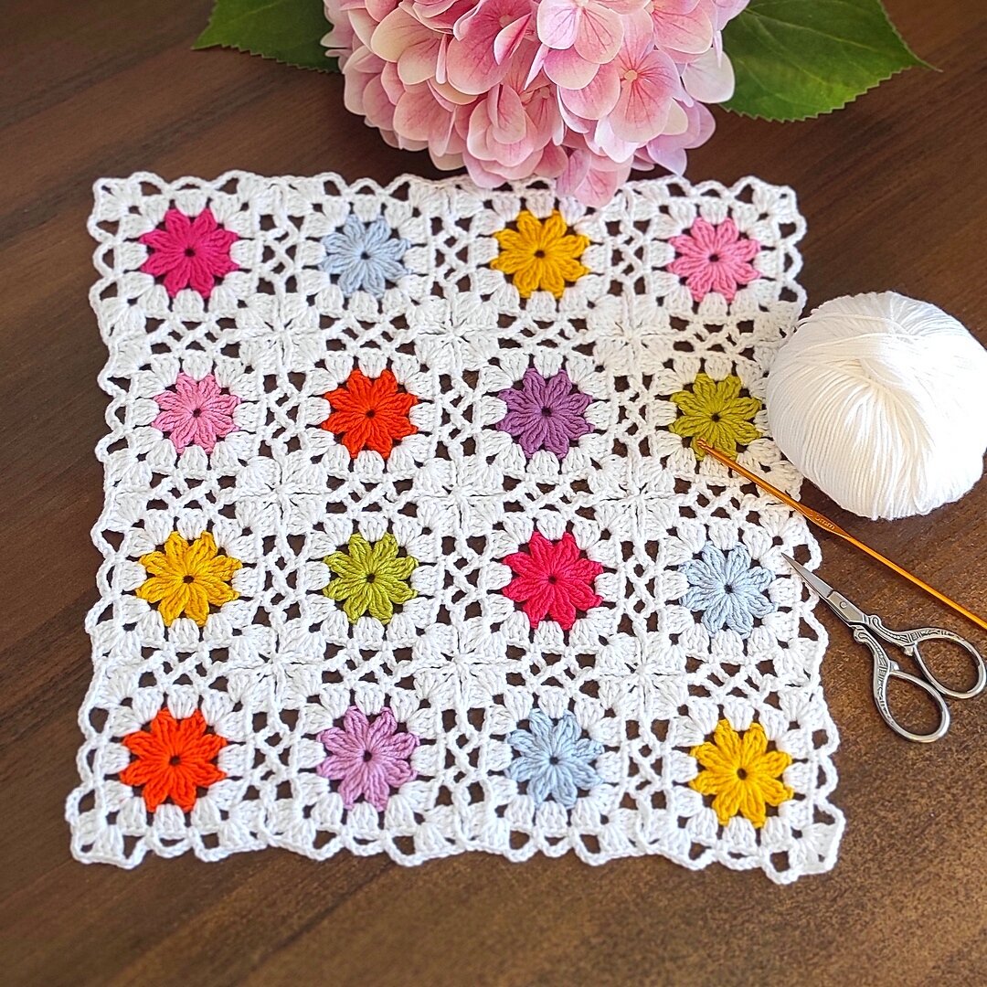 Pattern for blanket, baby blanket,pillow  2