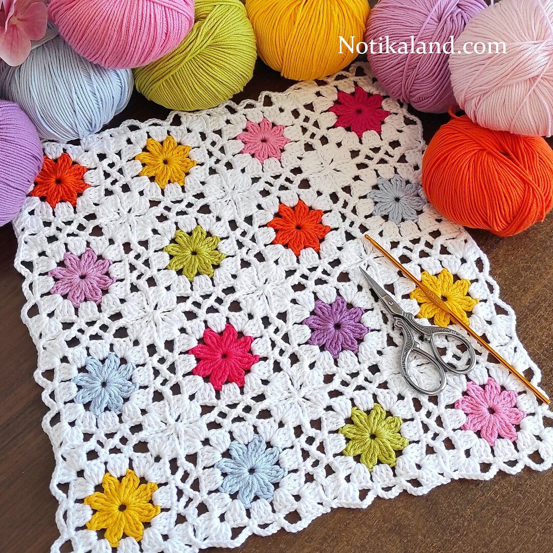 Pattern for blanket, baby blanket,pillow  4